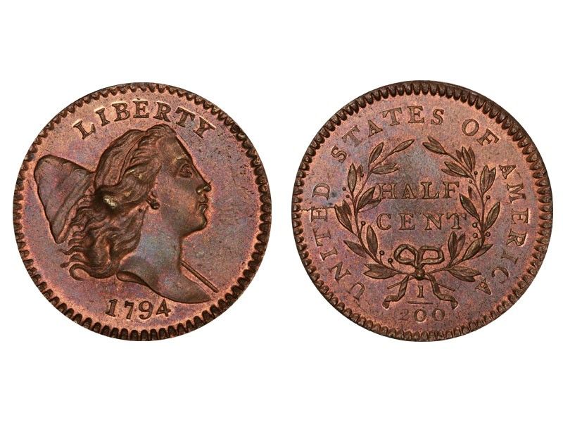 1794 Liberty Cap Half Cent