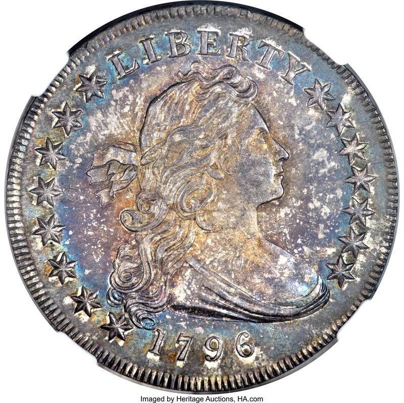 1796 Small Date, Small Letters Silver Dollar
