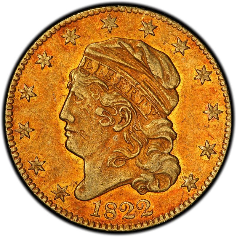 1822 Half Eagle Gold Coin
