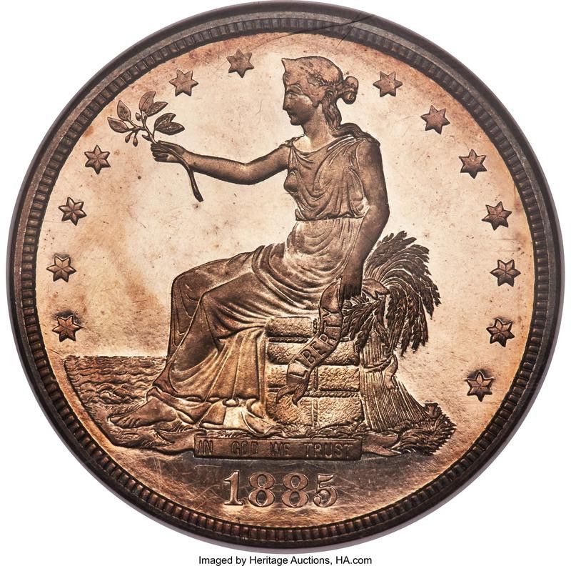 1885 Silver Trade Dollar