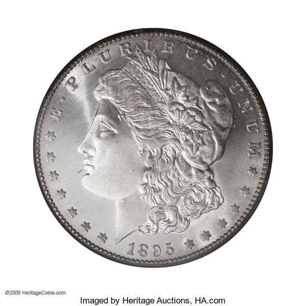 1895-O silver dollar