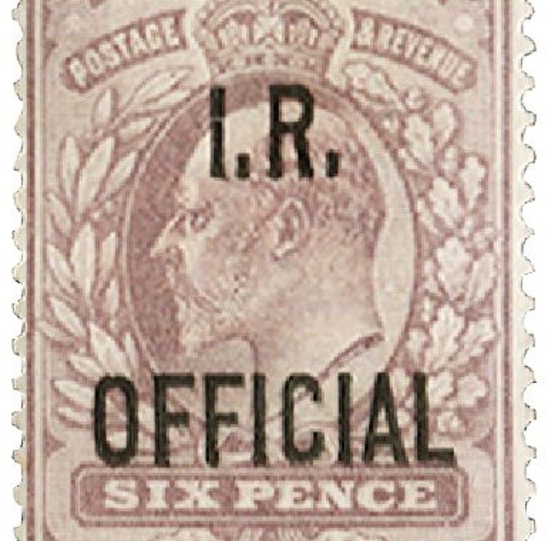 1904 6d Pale Dull Purple I.R. Official
