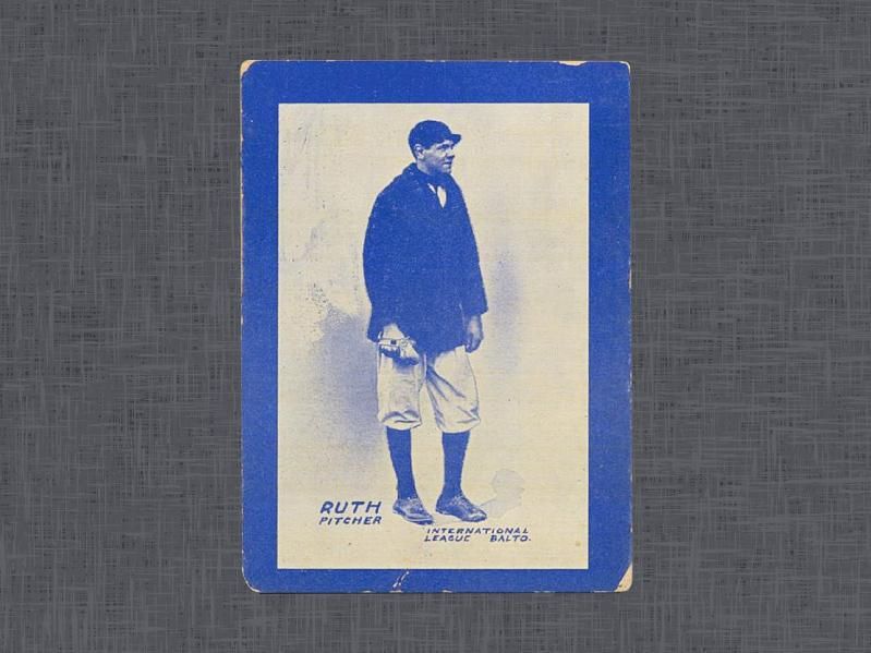 1914 Baltimore News Babe Ruth card
