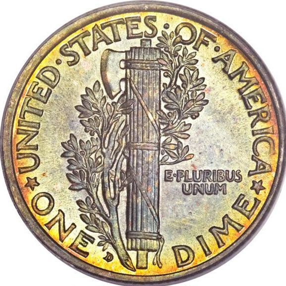 1916-D Mercury Dime with Full Band, Explained