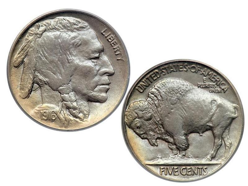 1916 Doubled Die Obverse Nickel