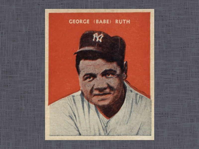 1932 U.S. Caramel Babe Ruth card