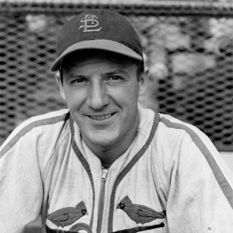 1947 portrait of St. Louis Cardinals outfielder Joseph Medwick