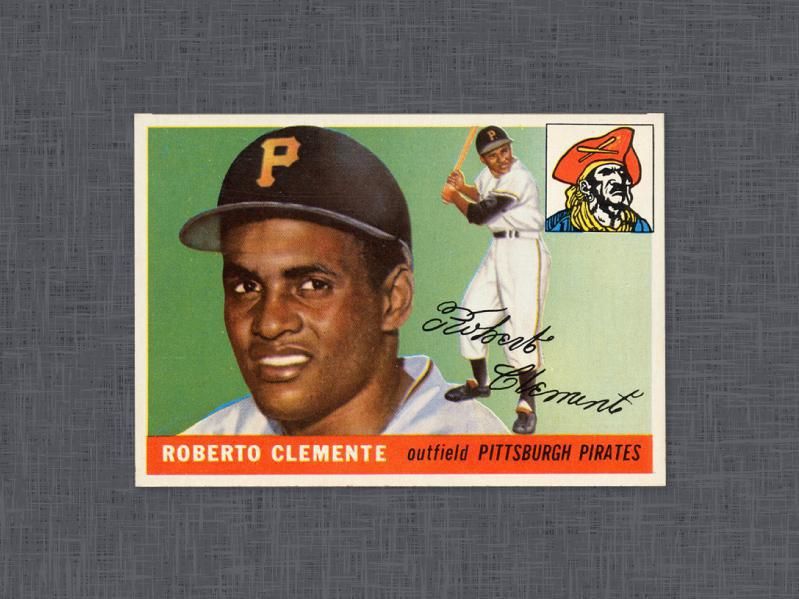 1955 Topps Roberto Clemente card