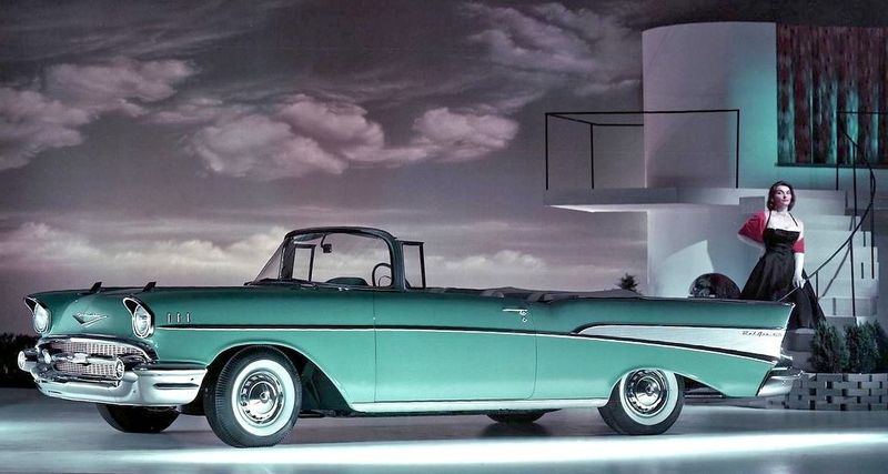 1957 Chevrolet Bel Air ad