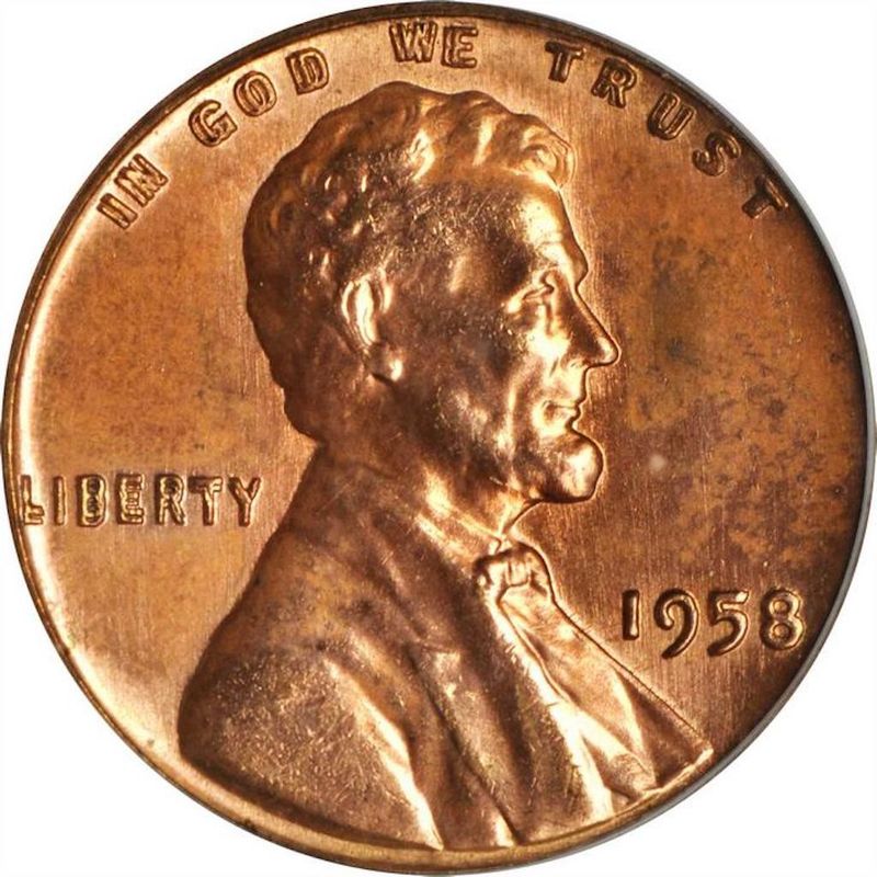 1958 Doubled Die Obverse Lincoln Penny