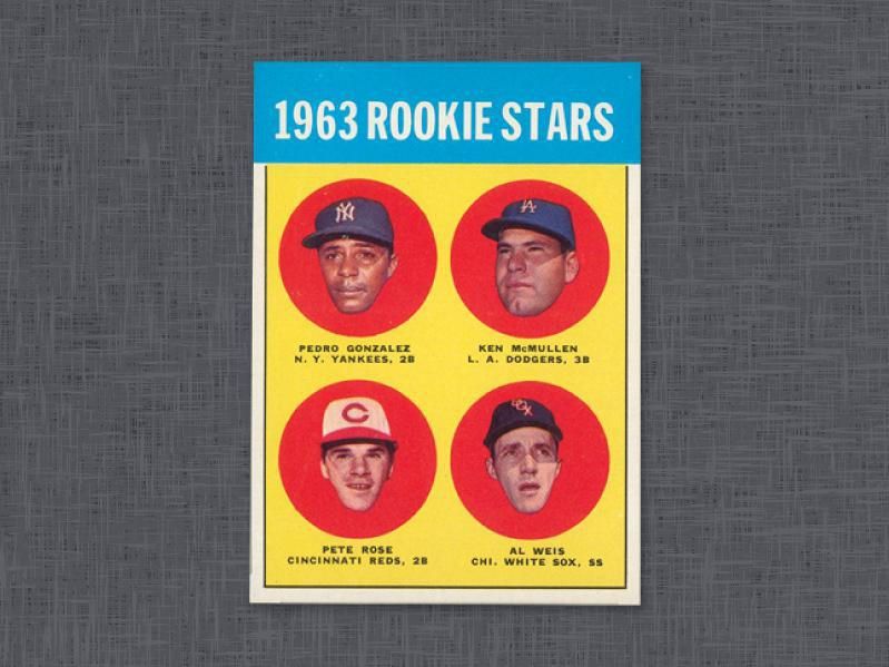1963 Topps Pete Rose card