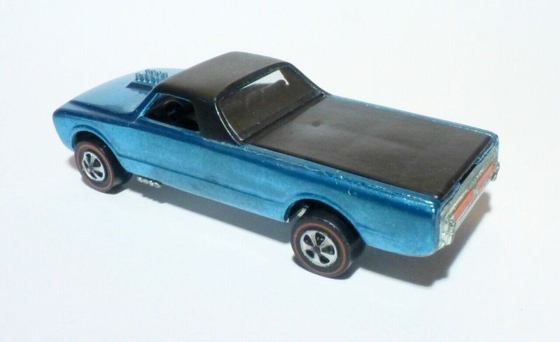 1968 Icy Blue Custom Fleetside Hot Wheels