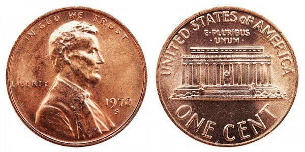 1970 S Lincoln Memorial Cent is still in circulation