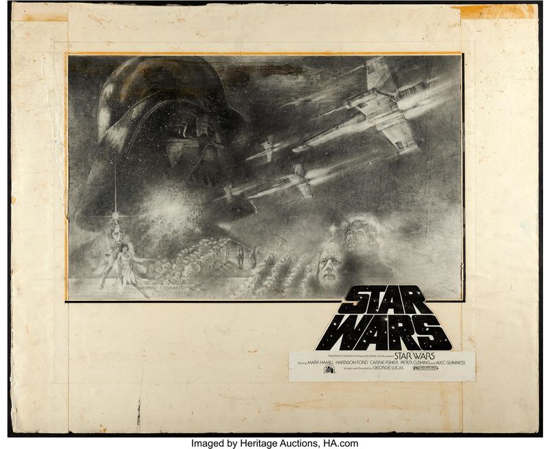 1977 "Star Wars" movie poster