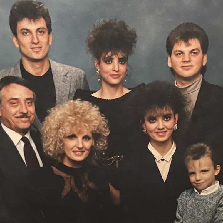 1980s family portrait