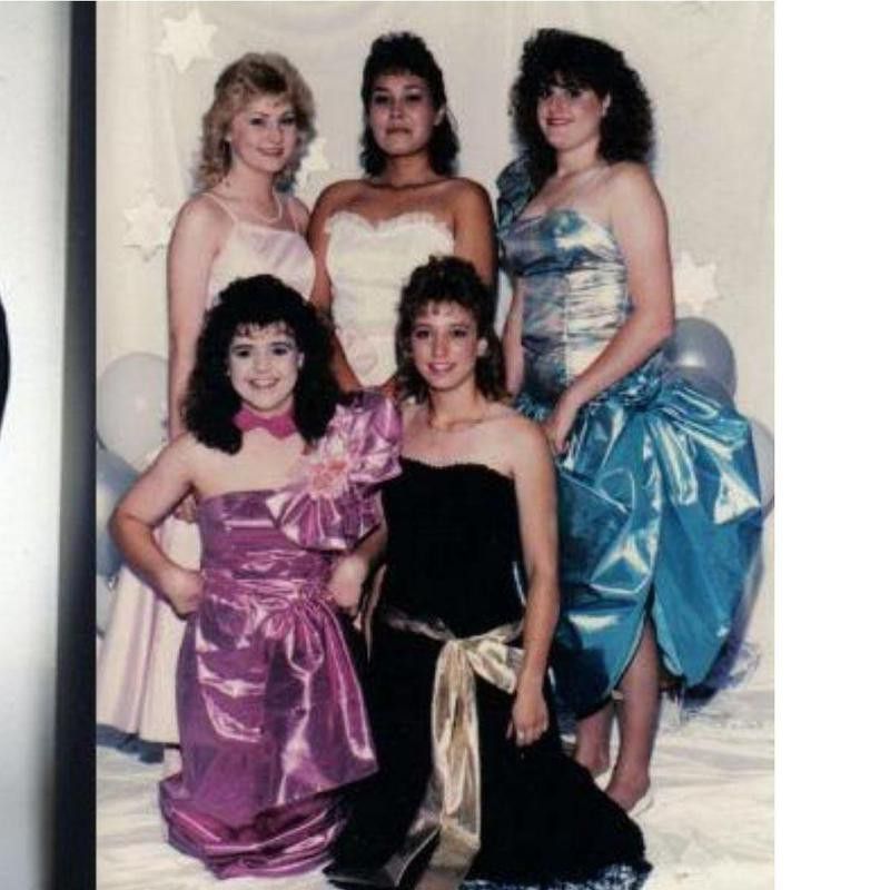 1980s prom dresses