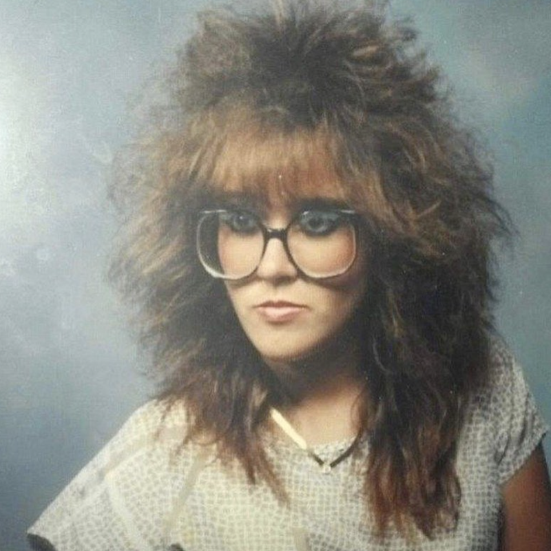 1980s yearbook picture