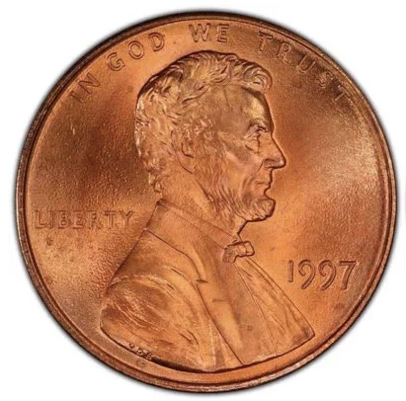1997 U.S. Double Ear Lincoln Penny