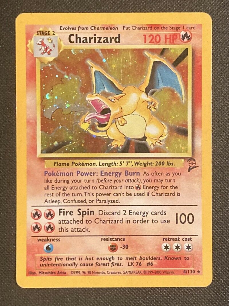 1999 Charizard Pokémon Holo card