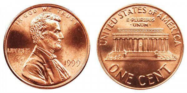 1999 Lincoln Memorial Cent (Wide AM) is still in circulation