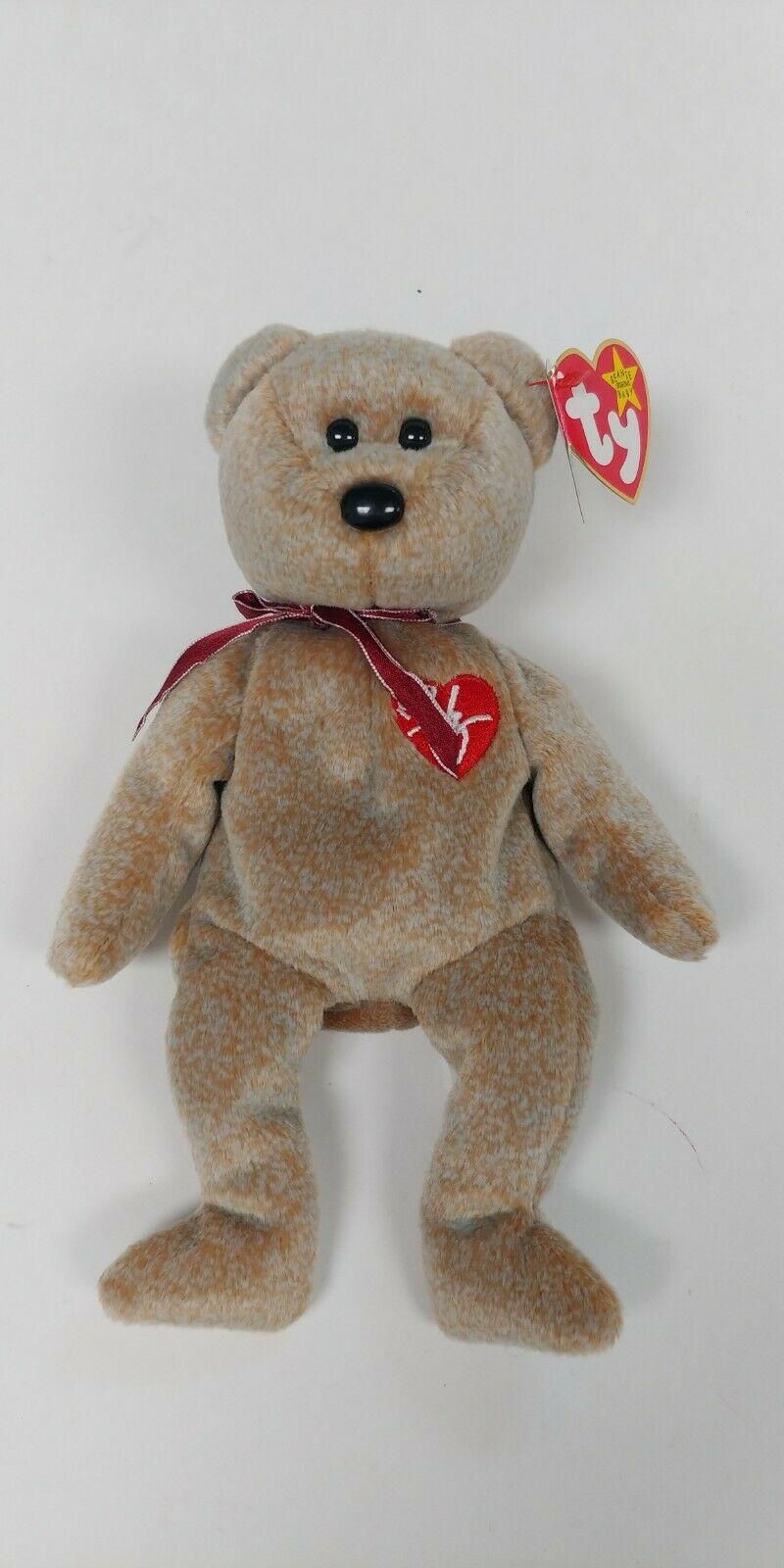 Ty Beanie Buddy Teddy Bear Named Peace 3rd Generation MINT Ty-dye 1999 for sale online 