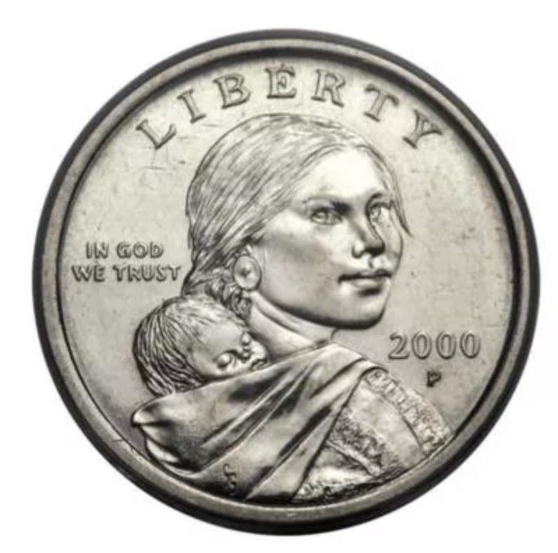2000-P U.S. Sacagawea Dollars With Transitional Errors