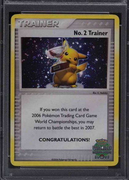 2006 Pokemon World Championships Promo No. 2 Trainer card