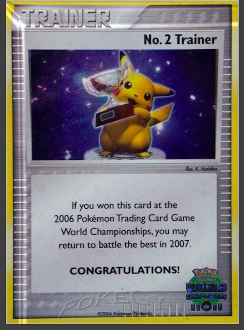2006 Pokemon World Championships Promo No. 2 Trainer