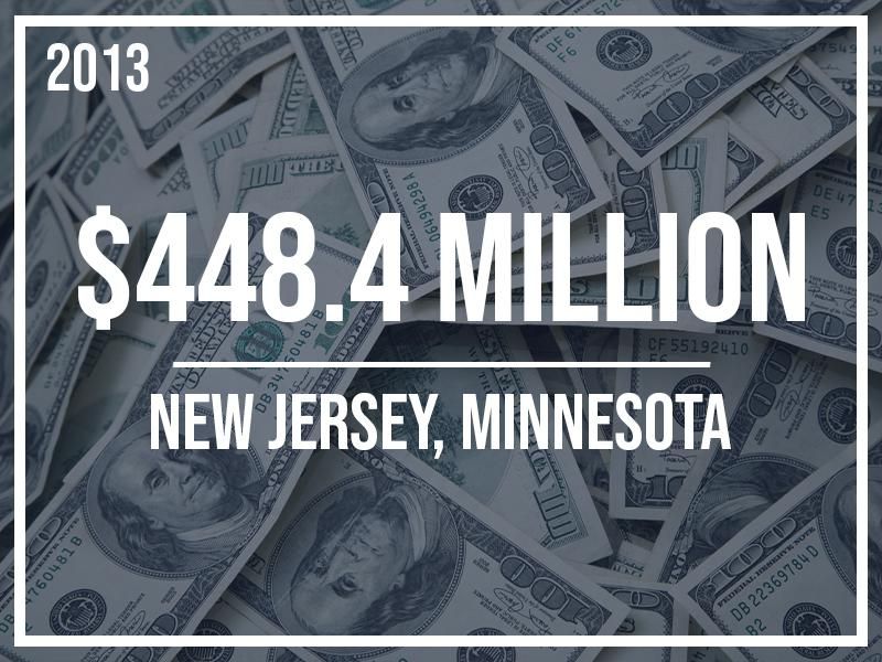 24. Jackpot: $448.4 Million
