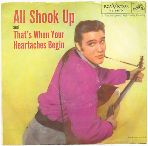 A 7 inch of "All Shook Up"
