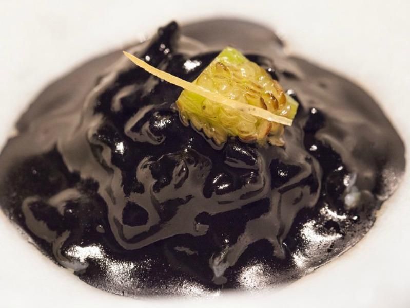 ABaC squid with black rice