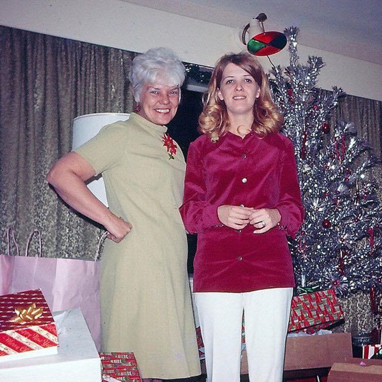 After opening presents, 1960s