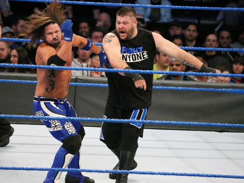 AJ Styles and Kevin Owens