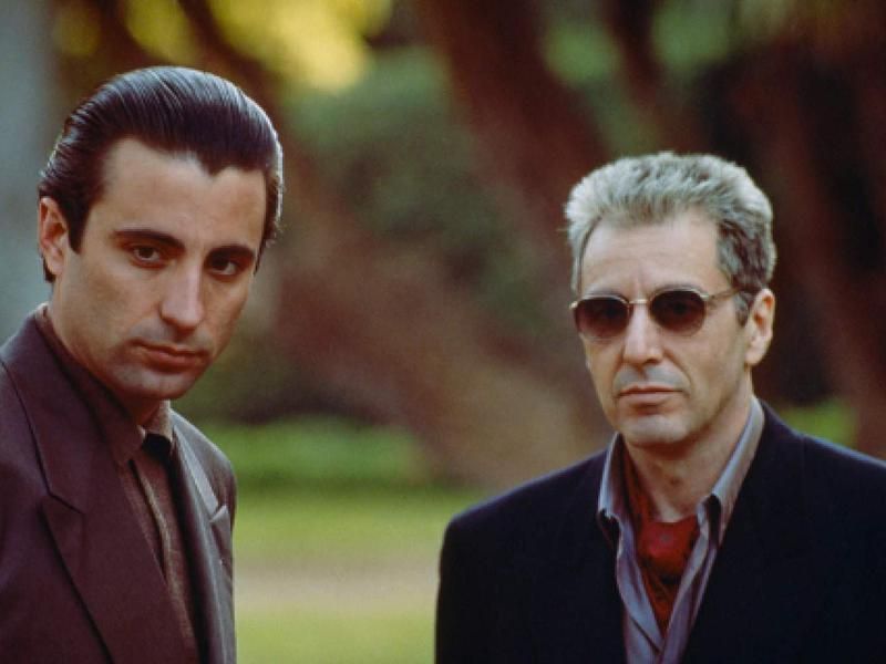 Al Pacino and Andy Garcia in The Godfather: Part III (1990)