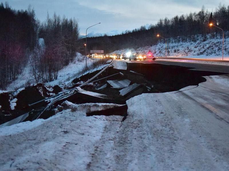 Alaska Earthquake Damage