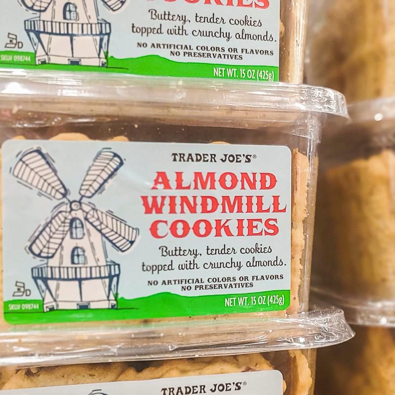Almond Windmill Cookies
