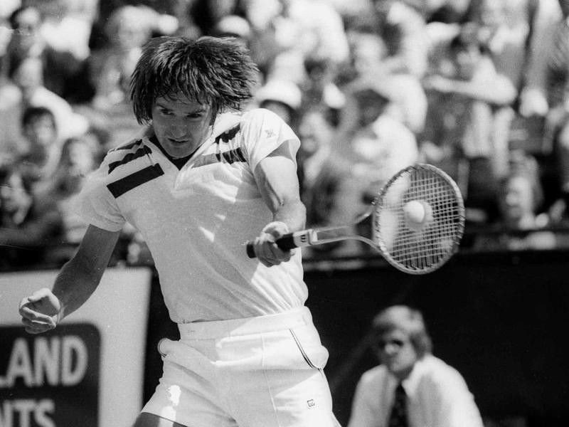 American tennis player Jimmy Connors