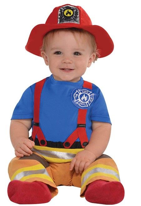 Amscan Babys First Fireman Halloween Costume