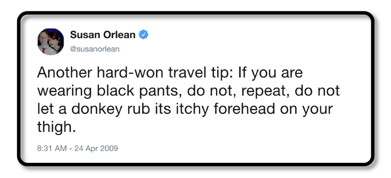 Another hard-won travel tip