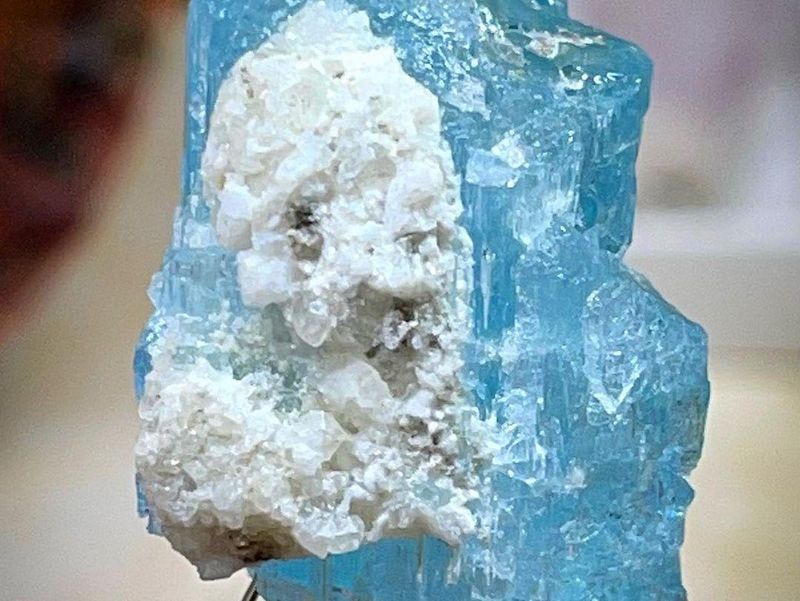 Aquamarine found at Mount Antero, Colorado
