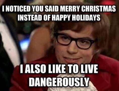 Austin Powers Christmas meme