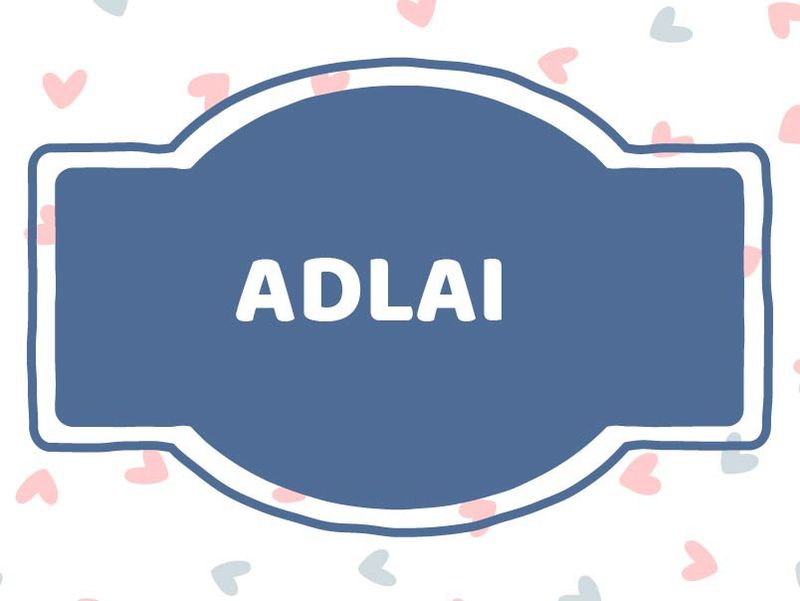 Baby boy names: Adlai