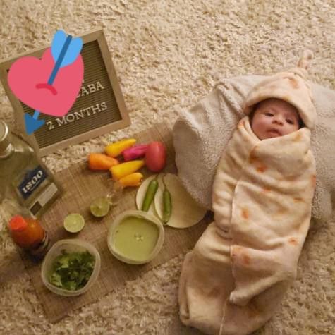 Baby burrito costume