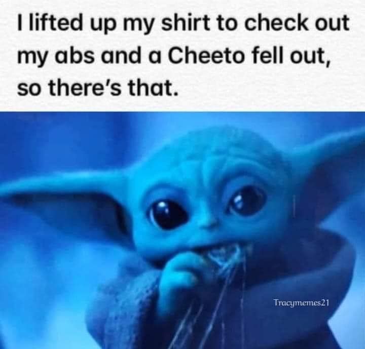 Baby Yoda snack meme