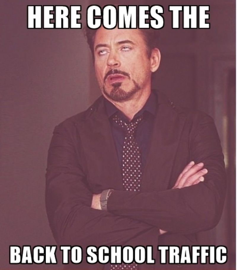 back to school traffic