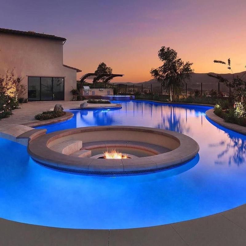 Backyard Firepit Pool