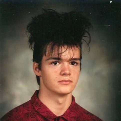 Bad '80s hairstyles for men