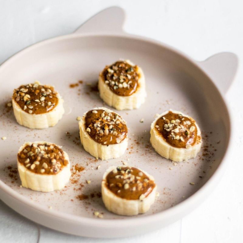 Banana and Almond Butter Bites