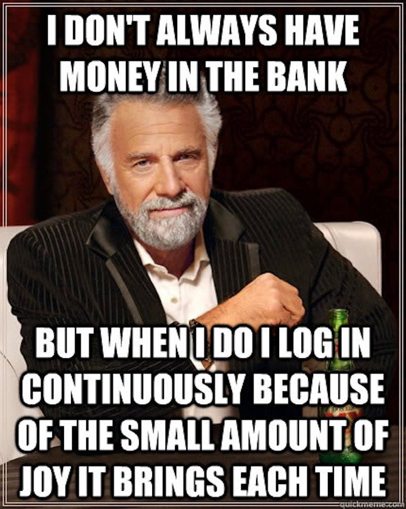 Bank account balance