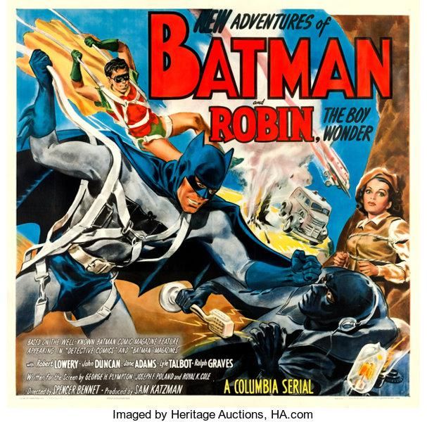 "Batman and Robin" 1949 poster